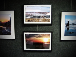 Seascape photos by Rafael Escalios showing in the gallery.