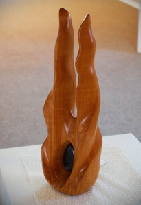 Sculpture by artist Donna Goss at Manley Art Center and Gallery in Brookings, OR..